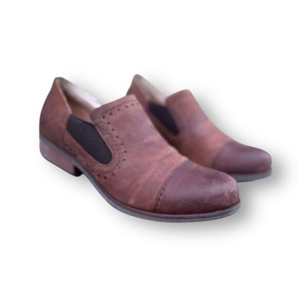 Kork’s by Kork-Ease Whiskey Brown Leather Ankle Booties shoes Women’s size 7 - Picture 2 of 16